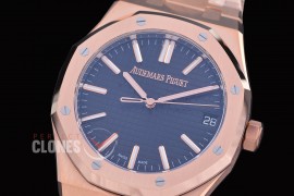 0 0 0 0 0 AP15510-082 DDF AP15510OR Royal Oak Automatic RG/RG Black Asian Clone DD Calibre 4302 28800bph - Extra Weighted 