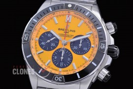 BLSCB01-44-106 TF Super Chronomat 44 Chrono SS/SS Yellow Sticks A-7750 28800