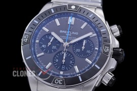 BLSCB01-44-103 TF Super Chronomat 44 Chrono SS/SS Grey Sticks A-7750 28800