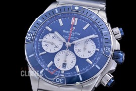 BLSCB01-44-104 TF Super Chronomat 44 Chrono SS/SS BlueSticks A-7750 28800
