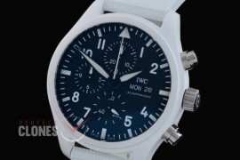 0 0 0 0 0 0 0 0 IWP00095 APS-F Pilot Top Chronograph Lake Tahoe Special Edition CER/RU Black A-7750 