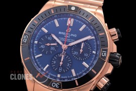 BLSCB01-44-121 TF Super Chronomat 44 Chrono RG/RG Black Sticks A-7750 28800