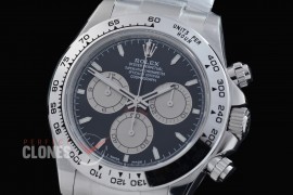 0 0 0 0 0 0 0 RLDS-126509-012 UFO-F 904L Steel Daytona 126506 SS/SS Black Sticks 4131 1-1 Free Sprung Balance Superclone - 72 Hours Power Reserve Movement 
