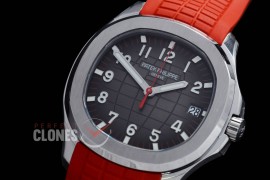 0 0 PPAQ-5167-015 DDF Aquanaut 5167 Singapore Special Edition 42mm SS/RU Grey Grey Asian Clone Calibre 324SC