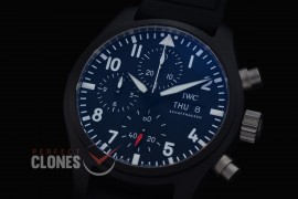 0 0 0 0 0 0 0 0 IWP00096 APS-F Pilot Top Chronograph Special Edition CER/RU Black A-7750 