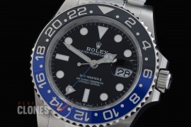 0 0 0 0 0 0 0 0 0 0 0 RLGS00722 QF 904L Steel GMT 126710BLNR Batman SS/SS Oyster Black DD 3285 CHS Free Sprung 