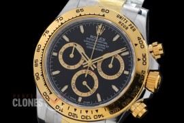 0 0 0 0 0 0 0 RLDT-126503-012 UFO-F 904L Steel Daytona 126503 SS/YG Black Sticks 4131 1-1 Free Sprung Balance Superclone - 72 Hours Power Reserve Movement 
