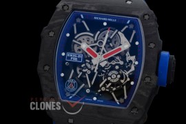 0 0 0 RM035-02-007 ZF RM035-02 PSG Special Edition Tourbillon NTPT/RU Skeleton Customized Movt