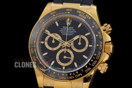 0 0 0 0 0 0 RLDF-126518-102RW QF 904L Steel Daytona 126518LN YG/CER/RU Black Sticks 4131 Superclone - 72 Hours Power Reserve Movement / Extra Weighted
