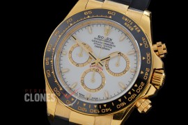 0 0 0 0 0 0 RLDF-126518-101RW QF 904L Steel Daytona 126518LN YG/CER/RU White Sticks 4131 Superclone - 72 Hours Power Reserve Movement / Extra Weighted