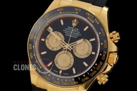 0 0 0 0 0 0 RLDF-126518-108RW QF 904L Steel Daytona 126518LN YG/CER/RU Black Sticks 4131 Superclone - 72 Hours Power Reserve Movement / Extra Weighted