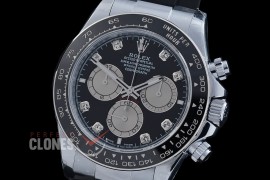 0 0 0 0 0 0 RLDS-126519-112RW QF 904L Steel Daytona 126519LN SS/RU Black Diamonds 4131 Superclone - 72 Hours Power Reserve Movement / Extra Weighted