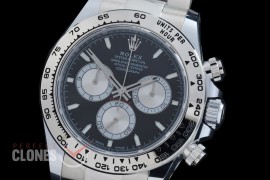 0 0 0 0 0 0 RLDS-126509-072W BTF 904L Steel Daytona 126509 SS/SS Black Sticks 4131 Superclone - 72 Hours Power Reserve Movement / Extra Weighted 222g