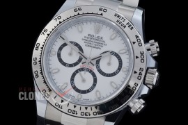 0 0 0 0 0 0 RLDS-126509-071W BTF 904L Steel Daytona 126509 SS/SS White Sticks 4131 Superclone - 72 Hours Power Reserve Movement / Extra Weighted 222g