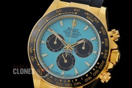 0 0 0 0 0 0 RLDF-126518-079RW BTF 904L Steel Daytona 126518 YG/RU Tiffany Blue Sticks 4131 Superclone - 72 Hours Power Reserve Movement / Extra Weighted 162g