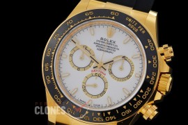 0 0 0 0 0 0 RLDF-126518-071RW BTF 904L Steel Daytona 126518 YG/RU White Sticks 4131 Superclone - 72 Hours Power Reserve Movement / Extra Weighted 162g