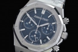 AP26240-033 TOP-F Royal Oak Chronograph 26240 SS/SS Blue DD-4401, 1-1 Replication 