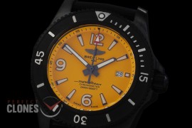 BLSO-46-103 TF Superocean Automatic 46mm DLC/RU Yellow Num/Sticks Asia 2824
