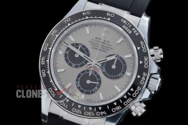 RLDS-126519-073RW BTF 904L Steel Daytona 126519 SS/RU Rhodium Grey Sticks 4131 Superclone - 72 Hours Power Reserve Movement / Extra Weighted 162g