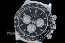 RLDS-126519-072RW BTF 904L Steel Daytona 126519 SS/RU Black Sticks 4131 Superclone - 72 Hours Power Reserve Movement / Extra Weighted 162g