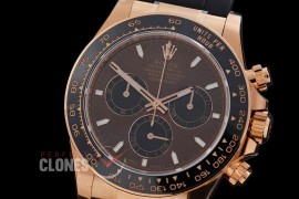 RLDFR-126515-075RW BTF 904L Steel Daytona 126515 RG/RU Brown Sticks 4131 Superclone - 72 Hours Power Reserve Movement / Extra Weighted 162g