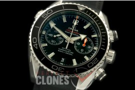 OMCPO45-301R Planet Ocean Chrono SS/RU Black A-7750