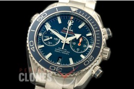 OMCPO45-304 Planet Ocean Chrono TI/TI Blue A-7750