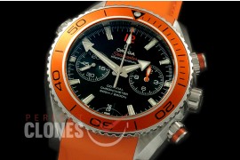 OMCPO45-302R Planet Ocean Chrono SS/RU Black A-7750