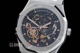 0 0 0 0 AP15407-011 DDF Royal Oak 15407ST Royal Oak Double Balance Wheel Openworked SS/SS A-3132