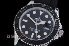 0 0 0 0 0 0 RYM-42-051W QF V2 904 Steel 2019 Yachtmaster 42 226659 Men Oysterflex CER/SS/RU Black VR 3235 - Extra Weighted