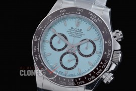 0 0 0 0 0 0 0 RLDS-126506-011 UFO-F 904L Steel Daytona 126506 SS/SS Ice Blue Sticks 4131 1-1 Free Sprung Balance Superclone - 72 Hours Power Reserve Movement 