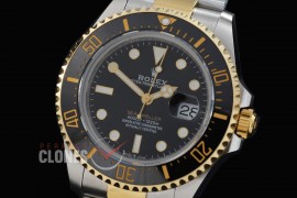 0 0 0 0 0 0 RLSD00882 QF 43mm Sea Dweller 4000 126603 SS/YG Black DD 3235 72 Hrs Reserve - Free Spung Movement