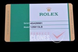RLACC-908 2020/2021 New Design Rolex Warranty Cards with Matching Model / Serial Printed +Infra Red Hollogram 