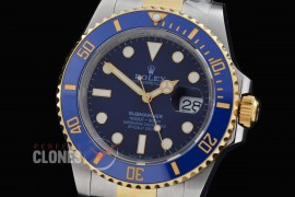 0 0 0 0 0 0 0 0 RLST-41-0082 QF 904L Twotone 2020 41mm Submariner 126613LB SS/YG Blue DD 3235 72 Hrs Reserve - Free Sprung Movement 