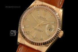 RDJMF10105 LE Gold Dial Stick Markers Swiss Eta 2836-2