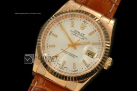 RDJMF10106 LE Silver Dial Stick Markers Swiss Eta 2836-2