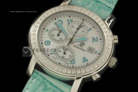 AP10083 Maserati 90th Anni SS White/Green Japanese Chronograph Q