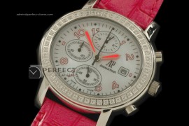 AP10084 Maserati 90th Anni SS White/Pink Japanese Chronograph Qt