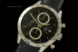 TG10061 Carrera Automatic Chronograph SS/LE Black A-77528800bp