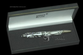 MBP1039 Homage's Ed Andrew Carnegie White/Skeleton Rollerball