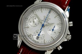 OMDE10019 Chronograph SS White Asia 775Working Chronos