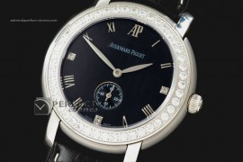 AP10005 Jules Audemars Classic Diam Bez SS Black Asia Manual HW