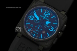 BO10014 BR Instrument 01-94 Limited Ed Chrono PVD Black/Blue
