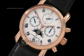 VC10004 RG Chrono/Calender/Moon Phase White Working M/Chronos