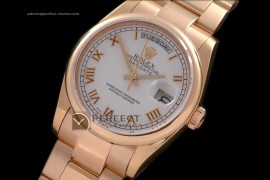 RLDDR10011 RG Osyter White Dial Roman Markers Swiss Eta 2836-2