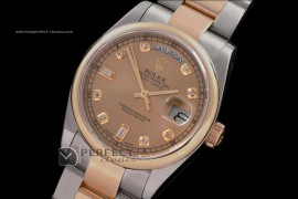 RLDDT1001SS/RG TT Osyter Gold Diam Markers Swiss Eta 2836-2