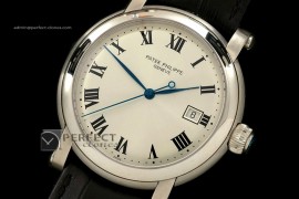 PP10058 Calastrava 5107 SS White Roman 2892-2