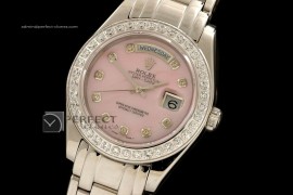 RLDDS10086 SS Masterpiece MOP Pink Dial Diam Markers/Bez Eta 283