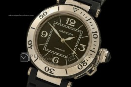 CARPS10022 Pasha 40.5mm Seatimer SS Black Swiss Eta 2836-2