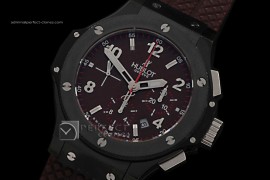 HB10012 Big Bang PVD Cappuccino Ed CF Maroon/Black Ceramic Bez